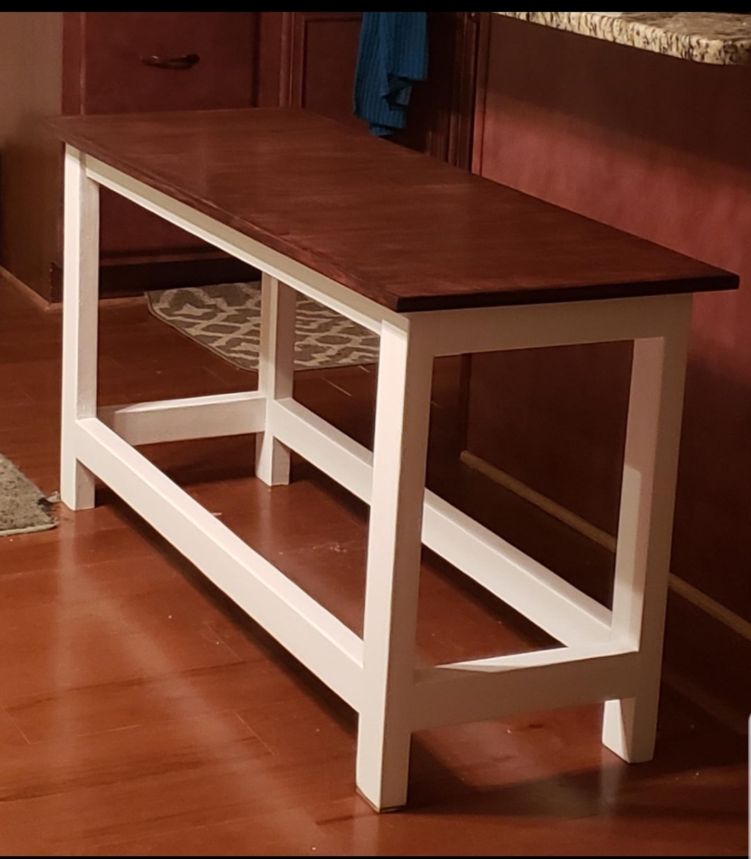 Handcrafted Farm Bench