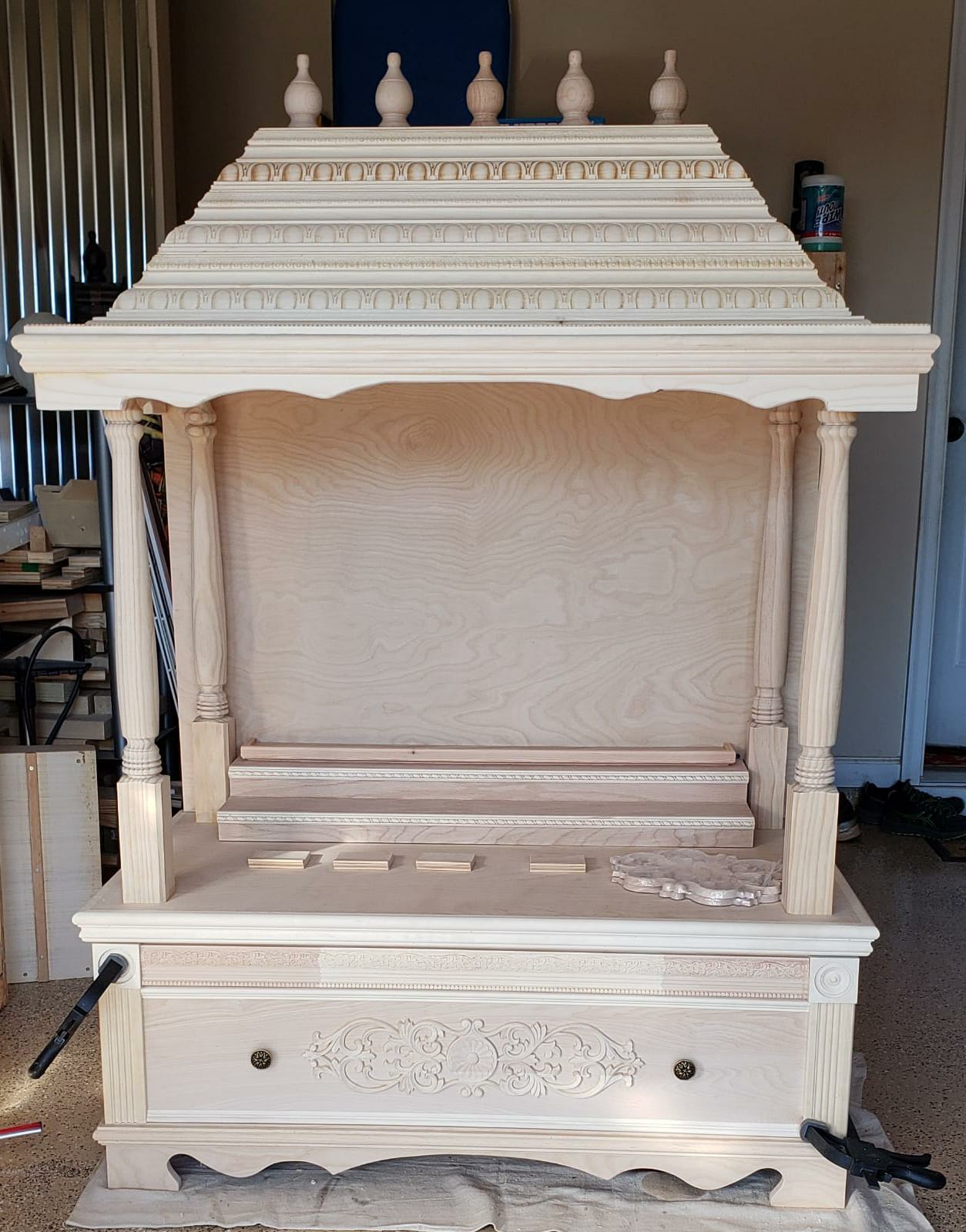 Traditional Stained Mandir gallery image 2