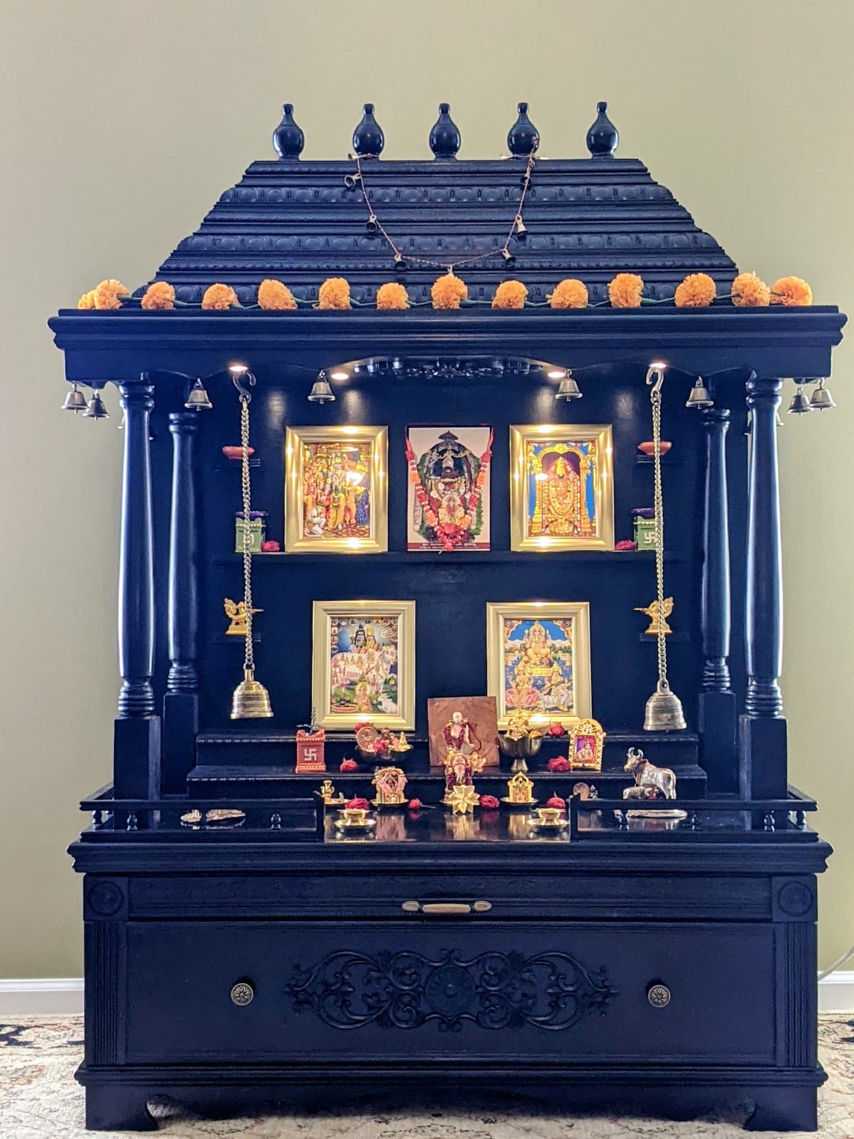 Traditional Stained Mandir gallery image 5