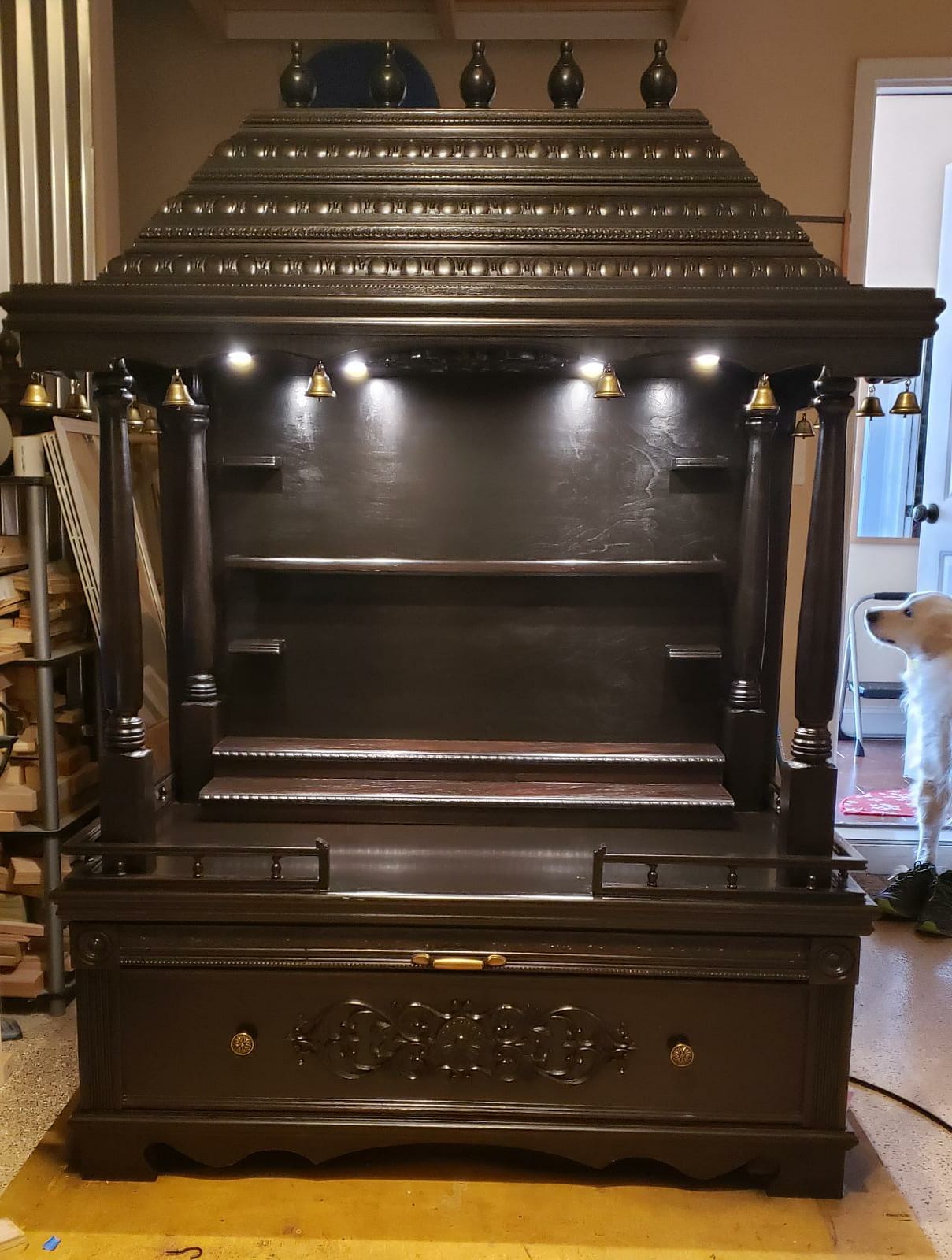 Traditional Stained Mandir gallery image 8